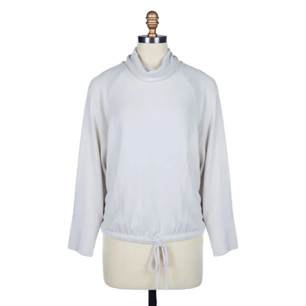 Brush cowl neck top, free beauty gift w/purchase!